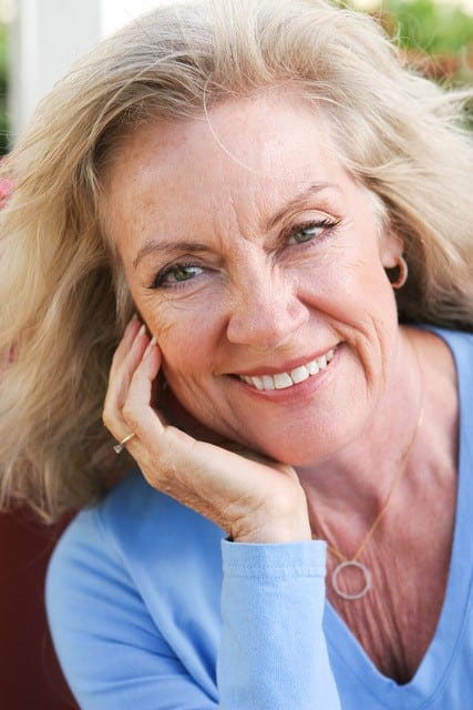 Happy older woman